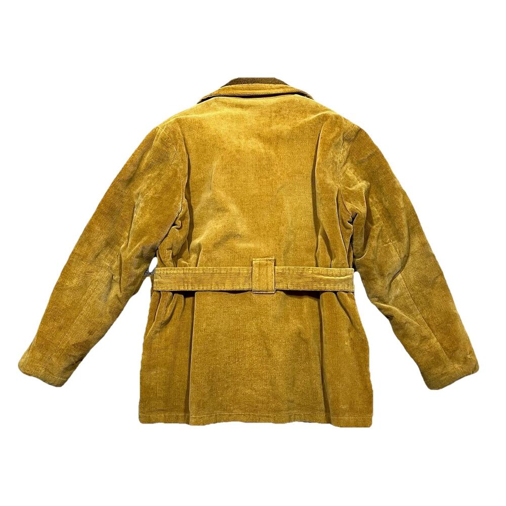 Vintage Northwest Corduroy Sherpa Lined Belted Jacket Womens Large - Picture 7 of 16